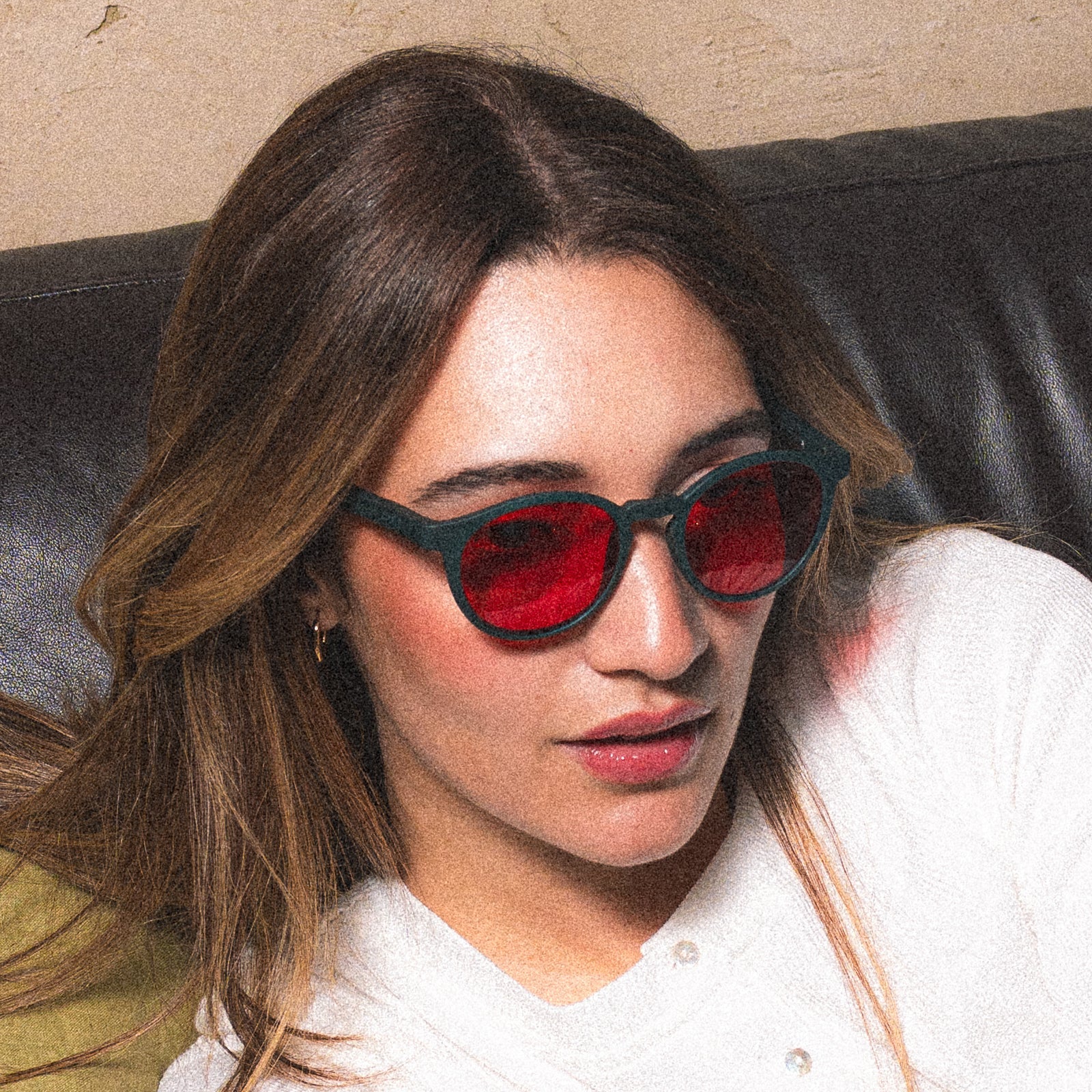 Rocket Midnight Green - Lentes Rojos