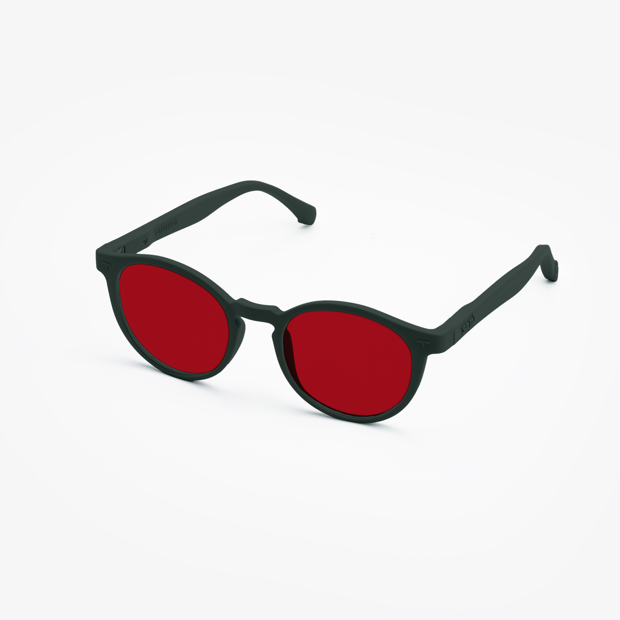 Rocket Midnight Green - Lentes Rojos