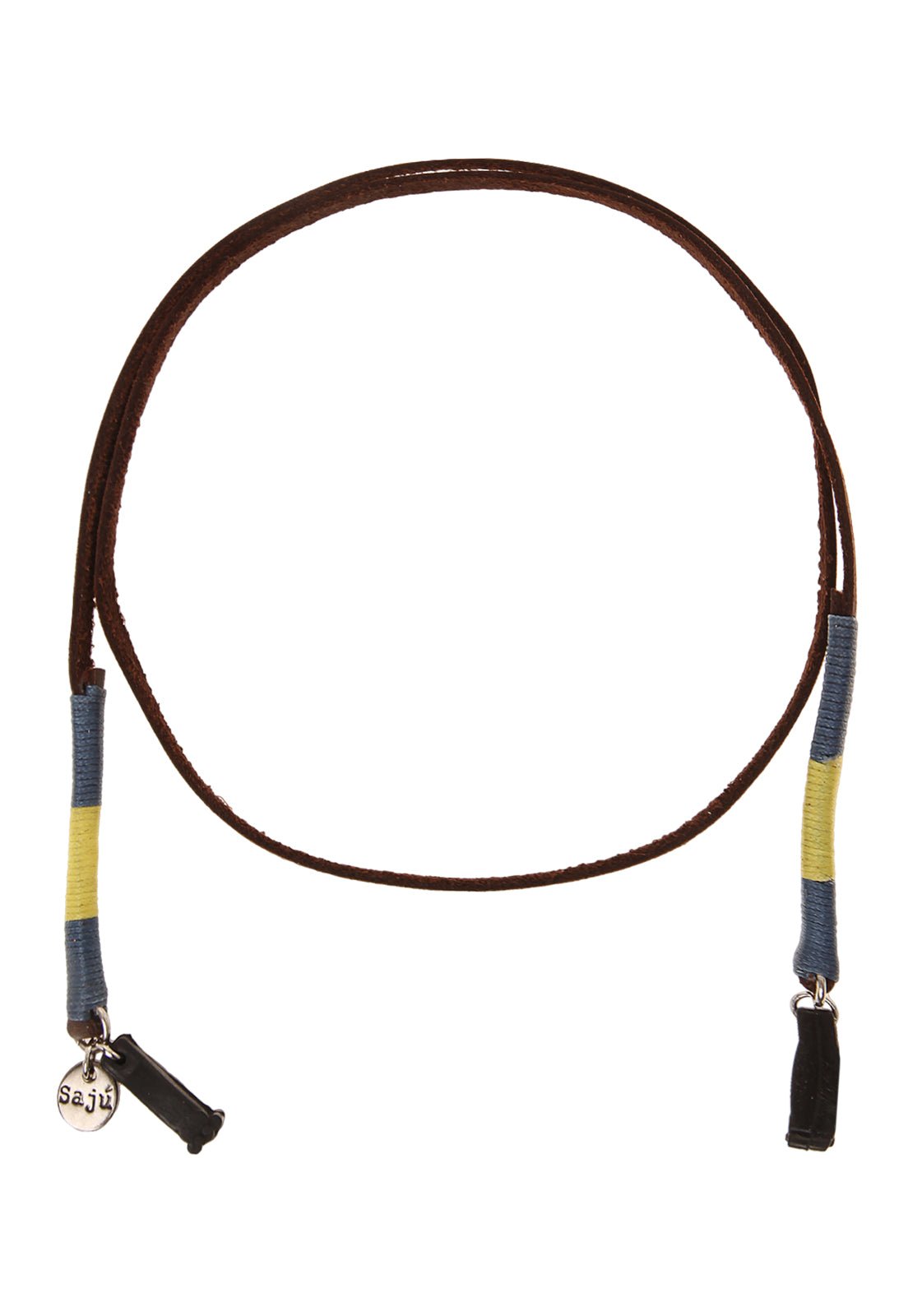 Cuelga Gafas Cuero Bordado - Sajú Colombia