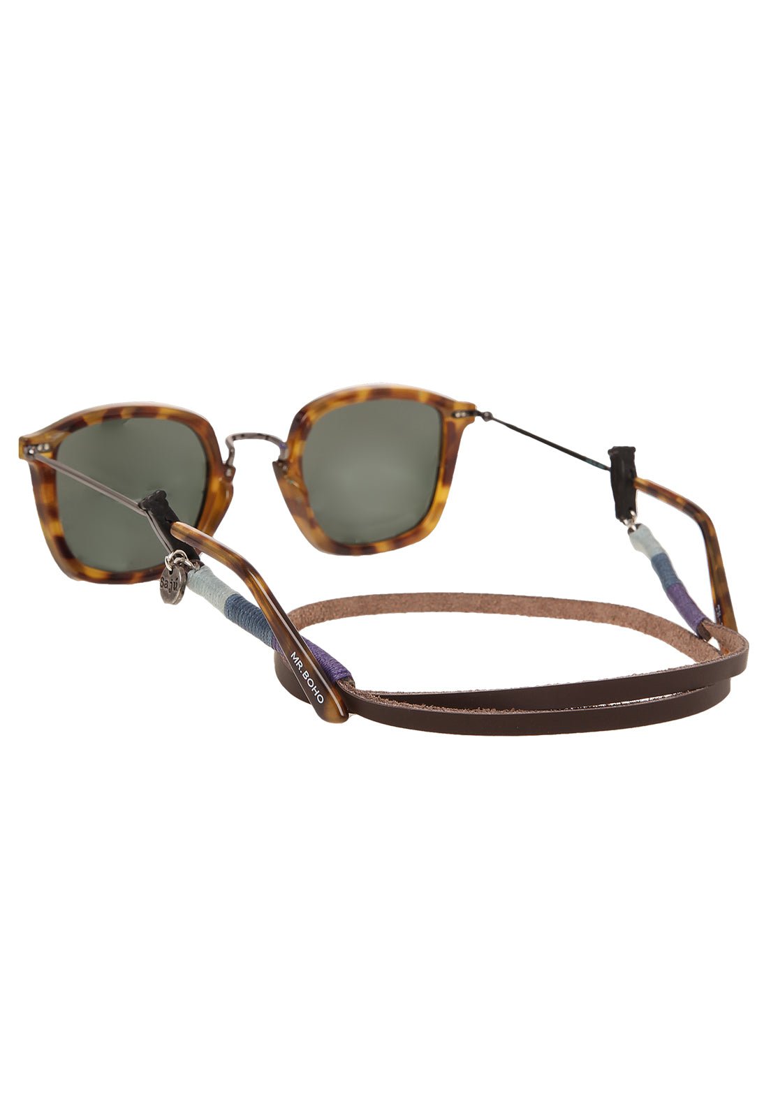 Cuelga Gafas Cuero Bordado - Sajú Colombia
