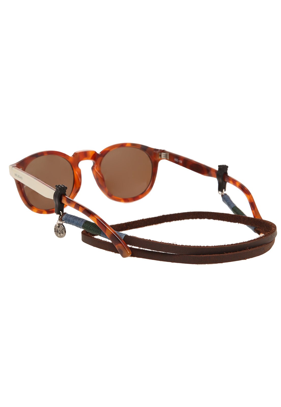Cuelga Gafas Cuero Bordado - Sajú Colombia
