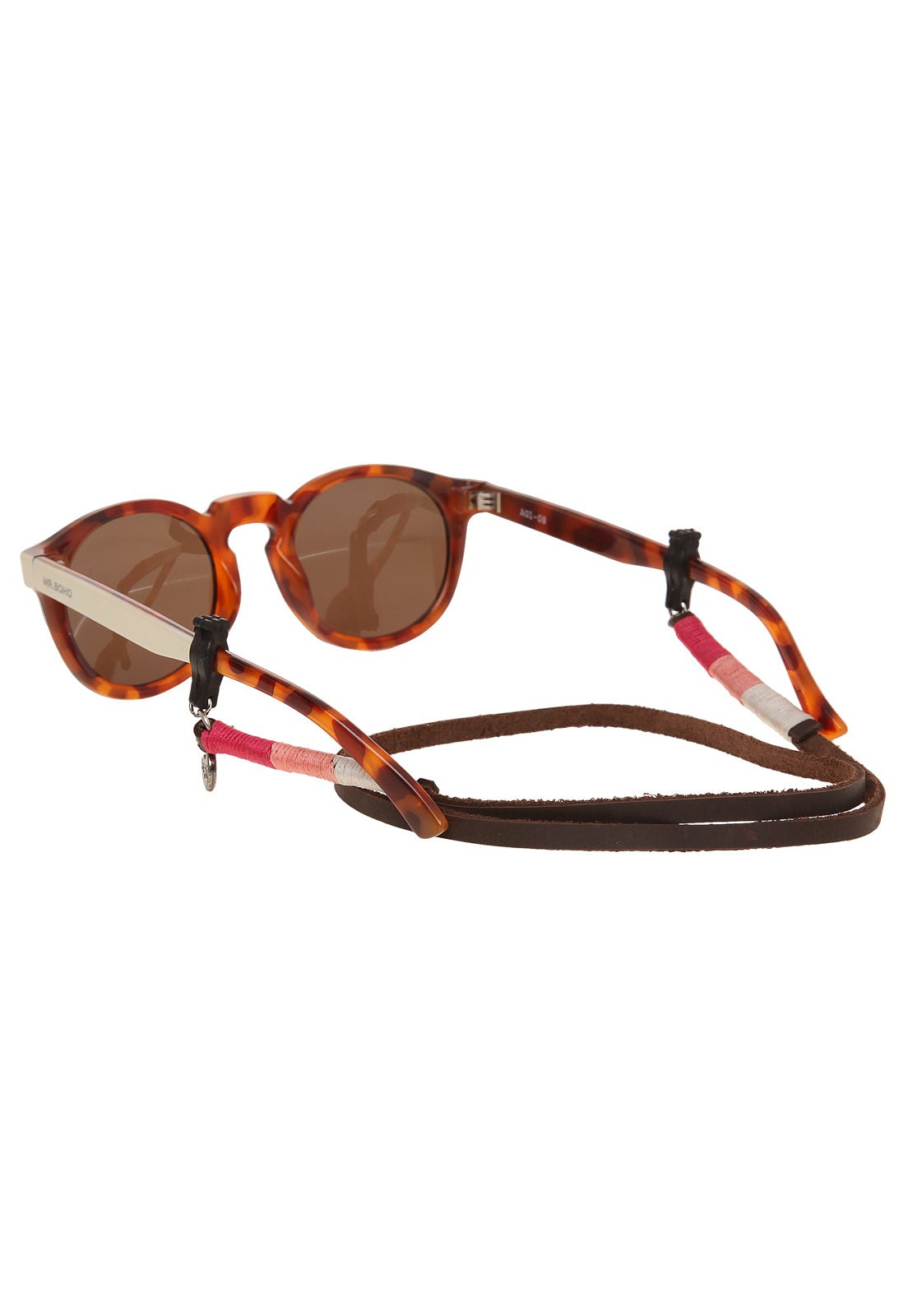 Cuelga Gafas Cuero Bordado - Sajú Colombia